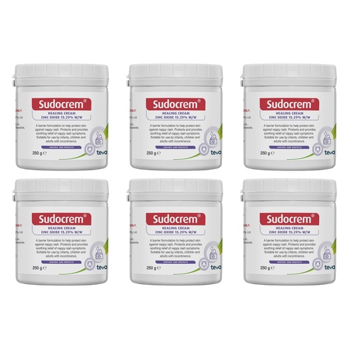 Sudocrem Healing Cream 250g Pack of 6