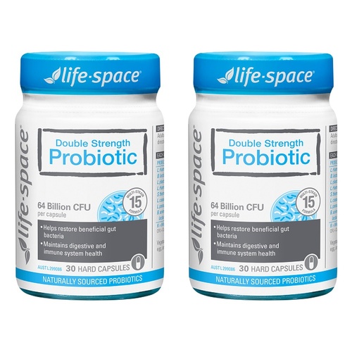 Life-Space Double Strength Probiotic 30 Capsules Pack of 2