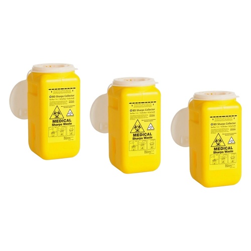 Sharps Waste Container 1.4L Pack of 3