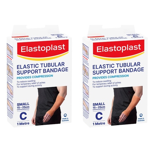 Elastoplast Elastic Tubular Support Bandage Small C 1 Metre Pack of 2