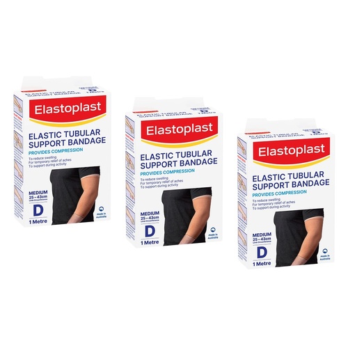 Elastoplast Elastic Tubular Support Bandage Medium D 25cm x 43cm Pack of 3