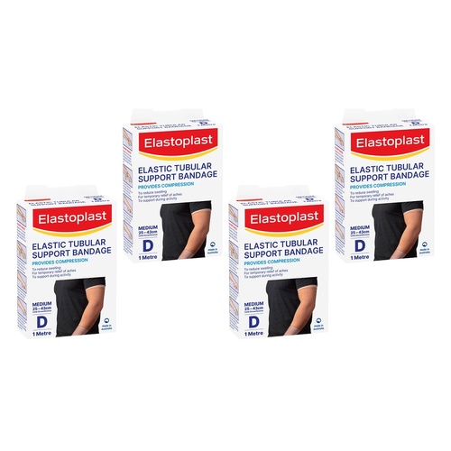 Elastoplast Elastic Tubular Support Bandage Medium D 25cm x 43cm Pack of 4
