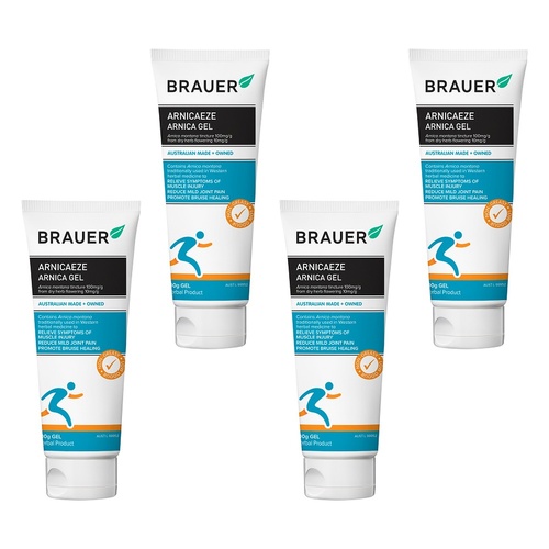Brauer Arnicaeze Arnica Gel 100g Pack of 4