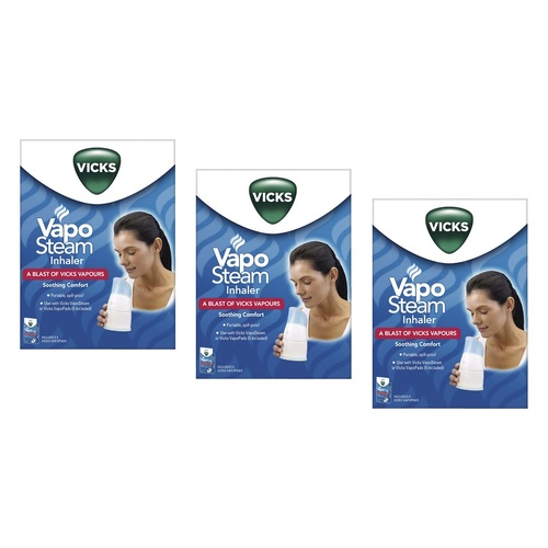 Vicks VapoSteam Inhaler Pack of 3