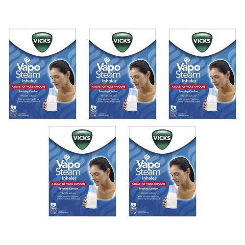 Vicks VapoSteam Inhaler Pack of 5