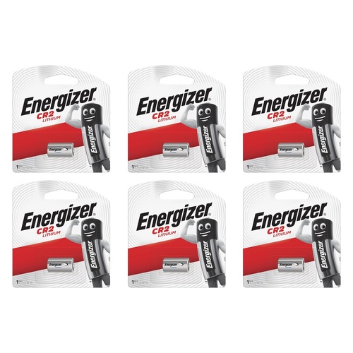 Energizer CR2 Lithium Battery Pack of 6