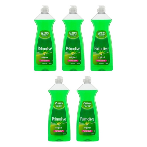 Palmolive Dishwashing Liquid Original 500mL x 12 Bundle of 5