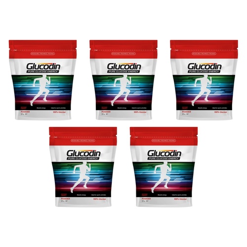 Glucodin Pure Glucose Energy Powder 325g Pack of 5