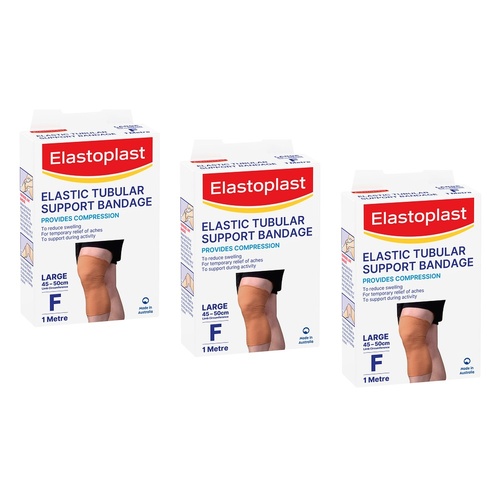 Elastoplast Elastic Tubular Support Bandage Large F 1 Metre Pack of 3