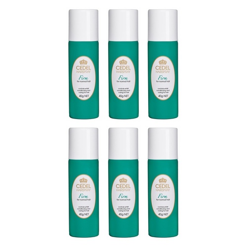 Cedel Hairspray Firm 40g Pack of 6