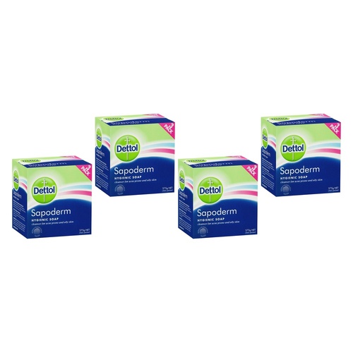 Dettol Medicated Soap 3 Pack Bundle of 4