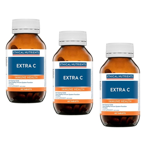 Ethical Nutrients Extra C 60 Tablets Pack of 3