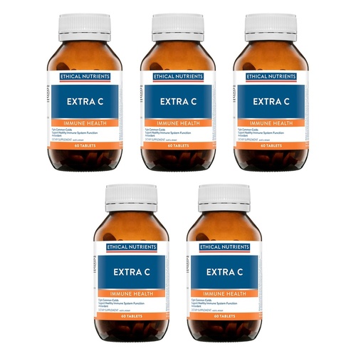 Ethical Nutrients Extra C 60 Tablets Pack of 5