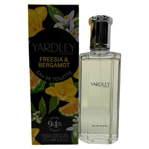 Yardley Freesia and Bergamot Eau De Toilette Women Perfume Spray 125ml EDT