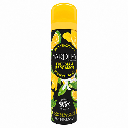 Yardley Freesia and Bergamot Fragrance Women Perfumed Body Spray 75ml
