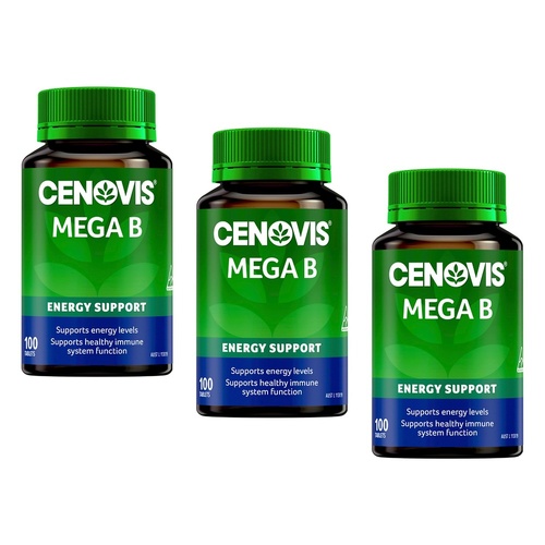 Cenovis Mega B 100 Tablets x 3 Bundle of 3