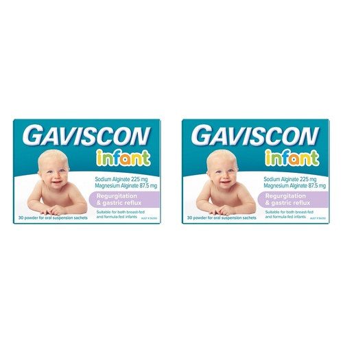 Gaviscon Infant Regurgitation & Gastric Reflux 30 Sachets Pack of 2