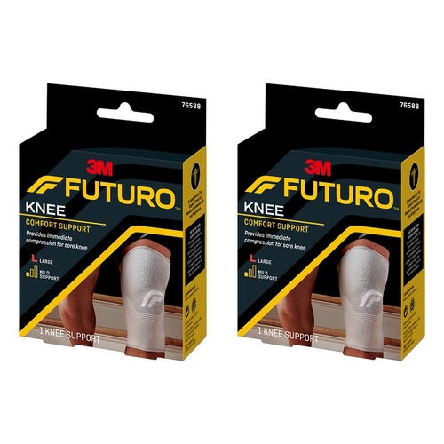 Futuro Comfort Knee Support Large Pack of 2