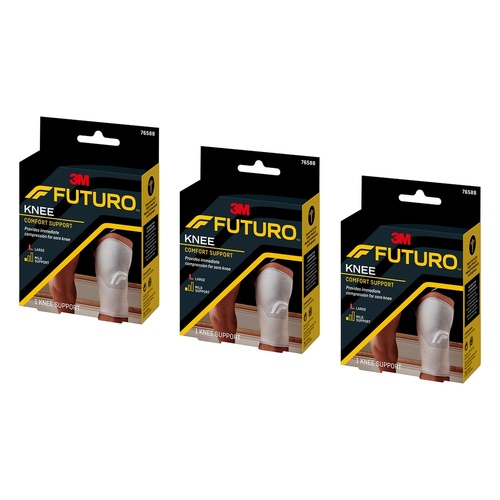 Futuro Comfort Knee Support Large Pack of 3
