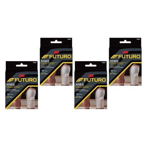Futuro Comfort Knee Support Medium Pack of 4