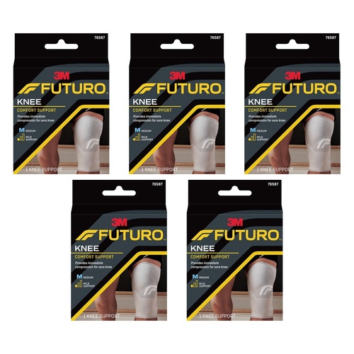 Futuro Comfort Knee Support Medium Pack of 5