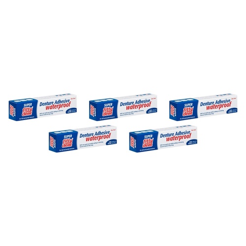 Fittydent Denture Adhesive 40g Pack of 5