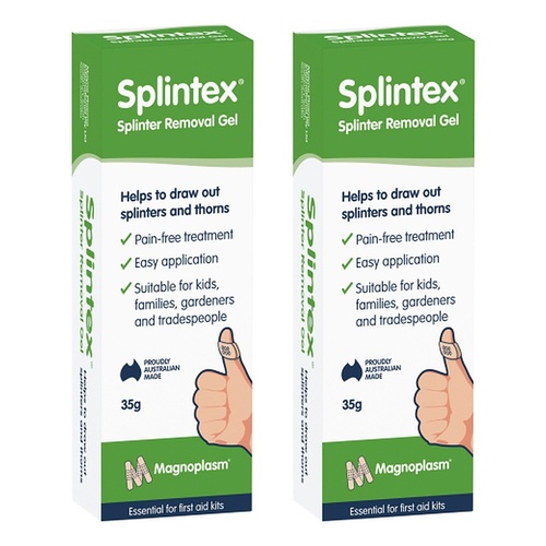 Magnoplasm Splintex Splinter Removal Gel 35g Pack of 2
