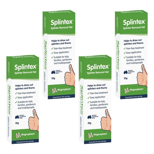 Magnoplasm Splintex Splinter Removal Gel 35g Pack of 4