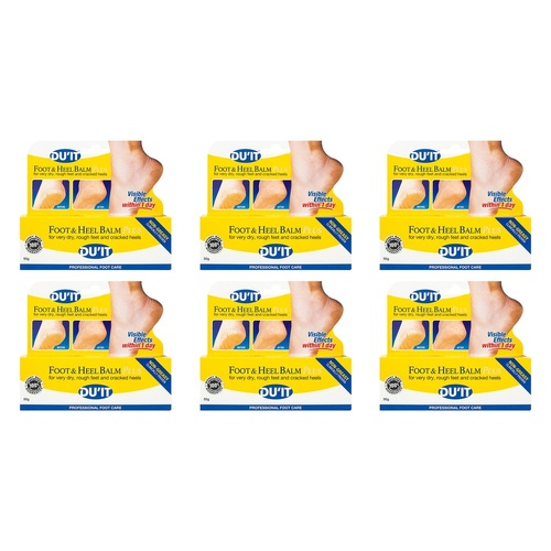 DU'IT Foot & Heel Balm Plus 50g Pack of 6