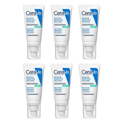 CeraVe Oil Control Moisturising Gel-Cream 52mL Pack of 6