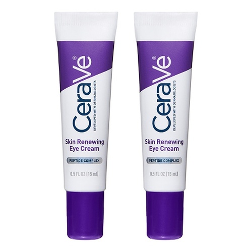 CeraVe Skin Renewing Eye Cream 15mL Pack of 2