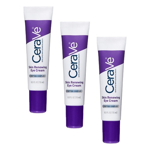 CeraVe Skin Renewing Eye Cream 15mL Pack of 3