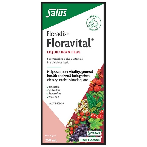 Floradix Floravital Liquid Iron Plus 250mL