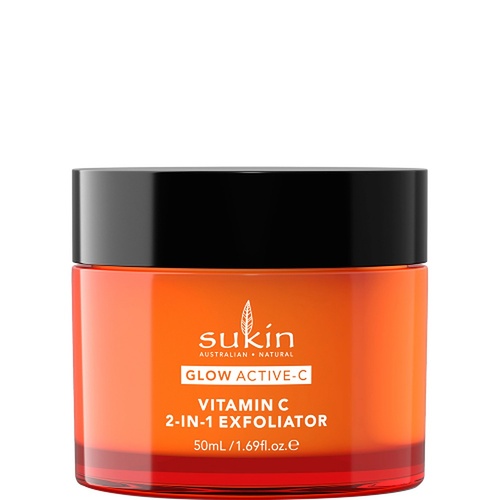 Sukin Glow Active-C Vitamin C 2-in-1 Exfoliator 50mL