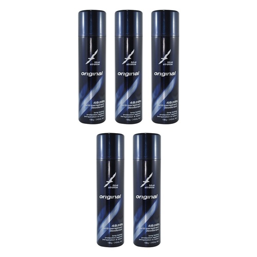 Blue Stratos Antiperspirant Deodorant Original 150g Pack of 5