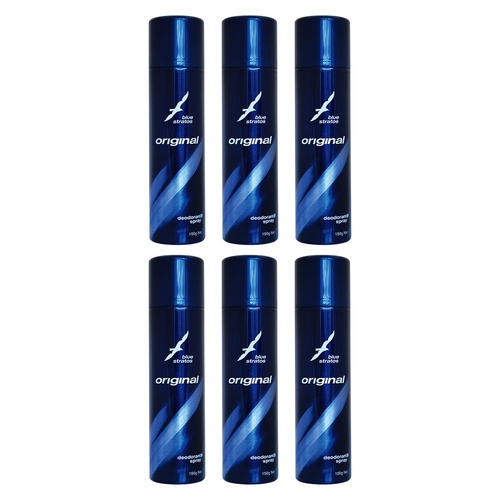 Blue Stratos Deodorant Original 150g Pack of 6