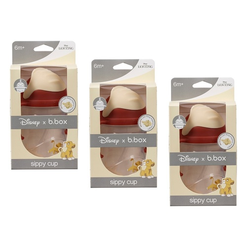 B.Box 240mL Disney Sippy Cup The Lion King Pack of 3