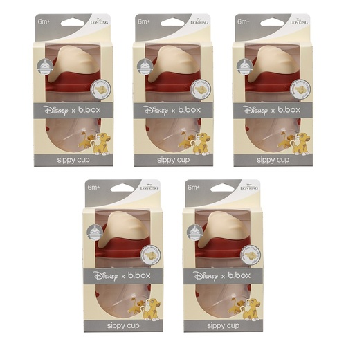 B.Box 240mL Disney Sippy Cup The Lion King Pack of 5