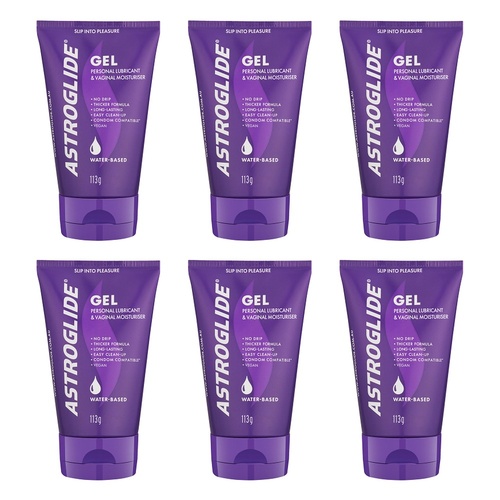 Astroglide Personal Lubricant Gel 113g x 3 Bundle of 6