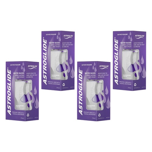 Astroglide Personal Lubricant & Vaginal Moisturiser 74mL x 3 Bundle of 4