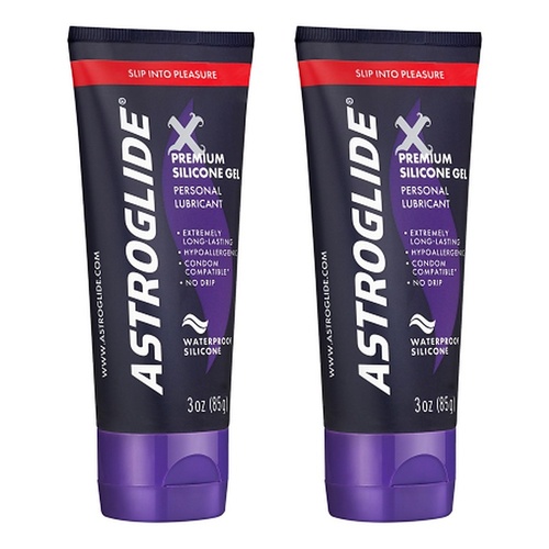 Astroglide X Premium Silicone Gel 85g x 3 Bundle of 2