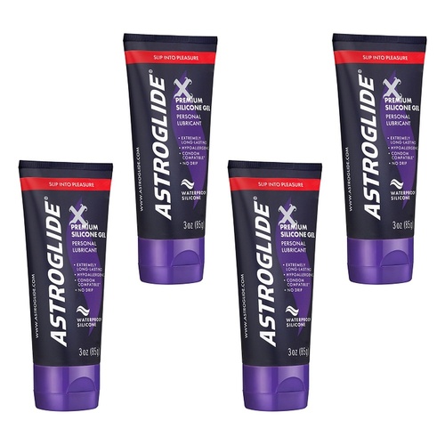Astroglide X Premium Silicone Gel 85g x 3 Bundle of 4