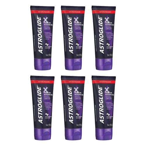 Astroglide X Premium Silicone Gel 85g x 3 Bundle of 6