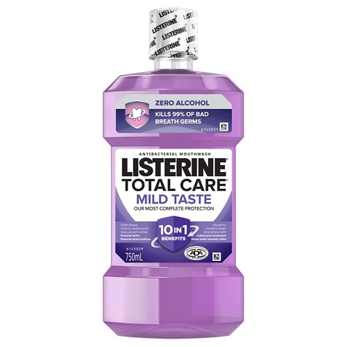 Listerine Total Care Zero Mouthwash 750mL x 2