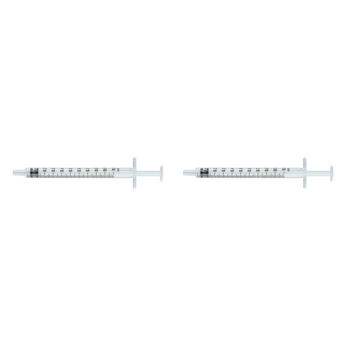 Terumo Syringe NN 1mL TB 100 Pack Bundle of 2