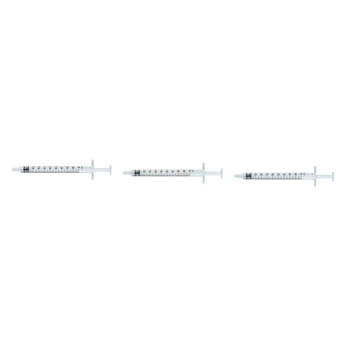 Terumo Syringe NN 1mL TB 100 Pack Bundle of 3
