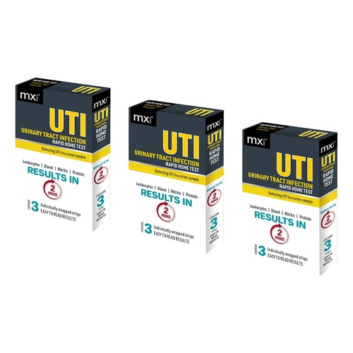 MX Health Medinox UTI Test 3 Pack Bundle of 3