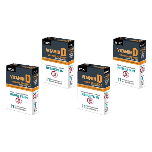 Medinox Vitamin D Test - MX Health Pack of 4