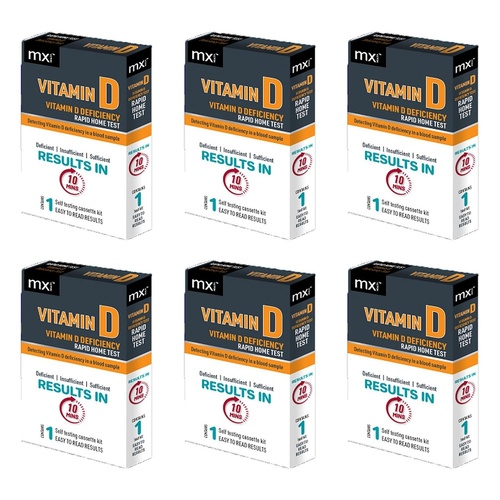 Medinox Vitamin D Test - MX Health Pack of 6