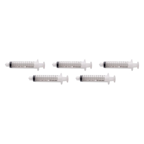 Terumo Syringe NN 10mL LL 100 Pack Bundle of 5
